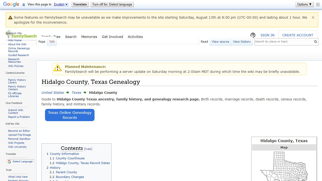 Hidalgo County, Texas Genealogy • FamilySearch